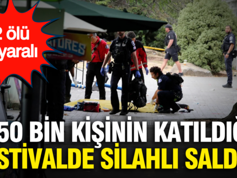 350 bin kisinin katildigi festivalde silahli saldiri 2 olu 5 yarali 2efYhSmW